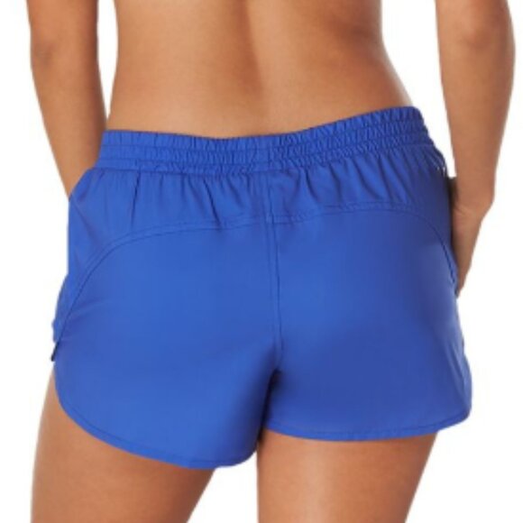 NWOT Speedo Women's Colorblock Swim Shorts - Blue, Sz Lg - Picture 2 of 8